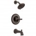 Delta Linden Collection Venetian Bronze Monitor 14 Contemporary Shower Faucet  Control  and Tub Spout Includes Trim Kit Rough Valve without Stops D2371V - B074HQ56TW